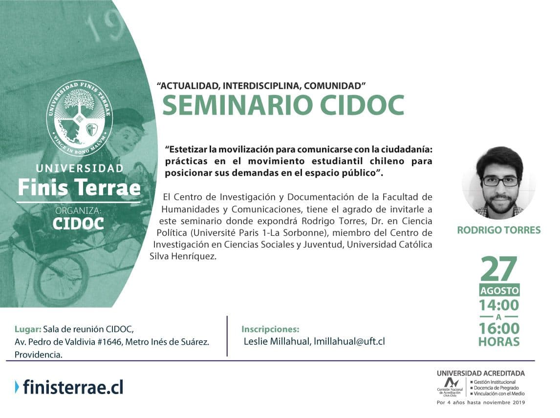 Seminario CIDOC. Actualidad, Interdisciplina, Comunidad